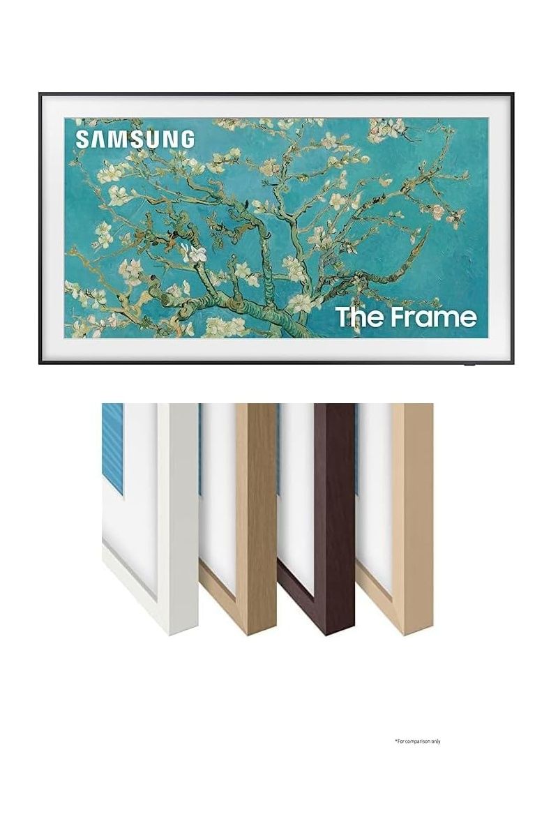 SAMSUNG The Frame 85” TV with White Bezel