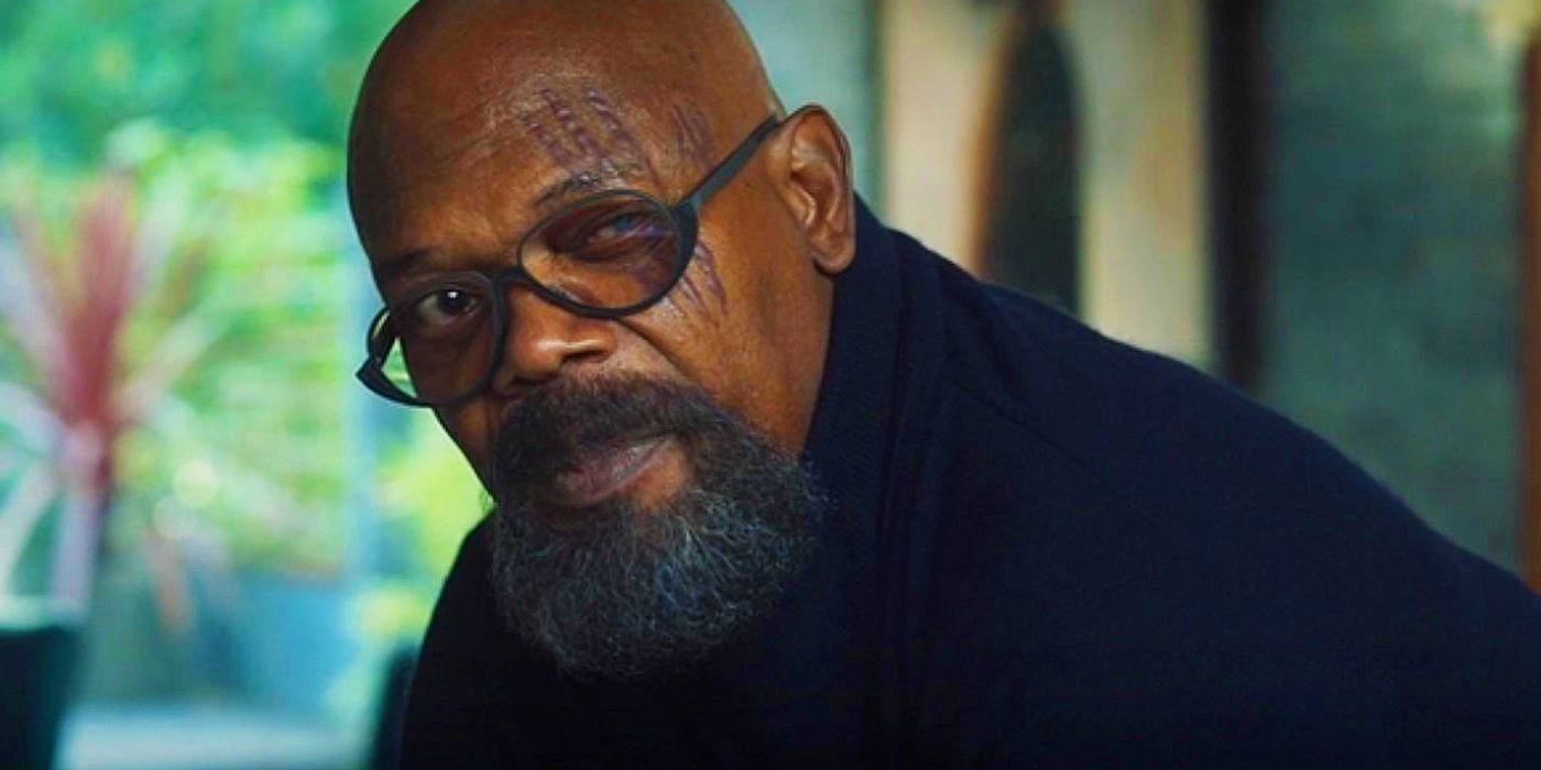 Samuel L. Jackson as Nick Fury in Secret Invasion episode 3