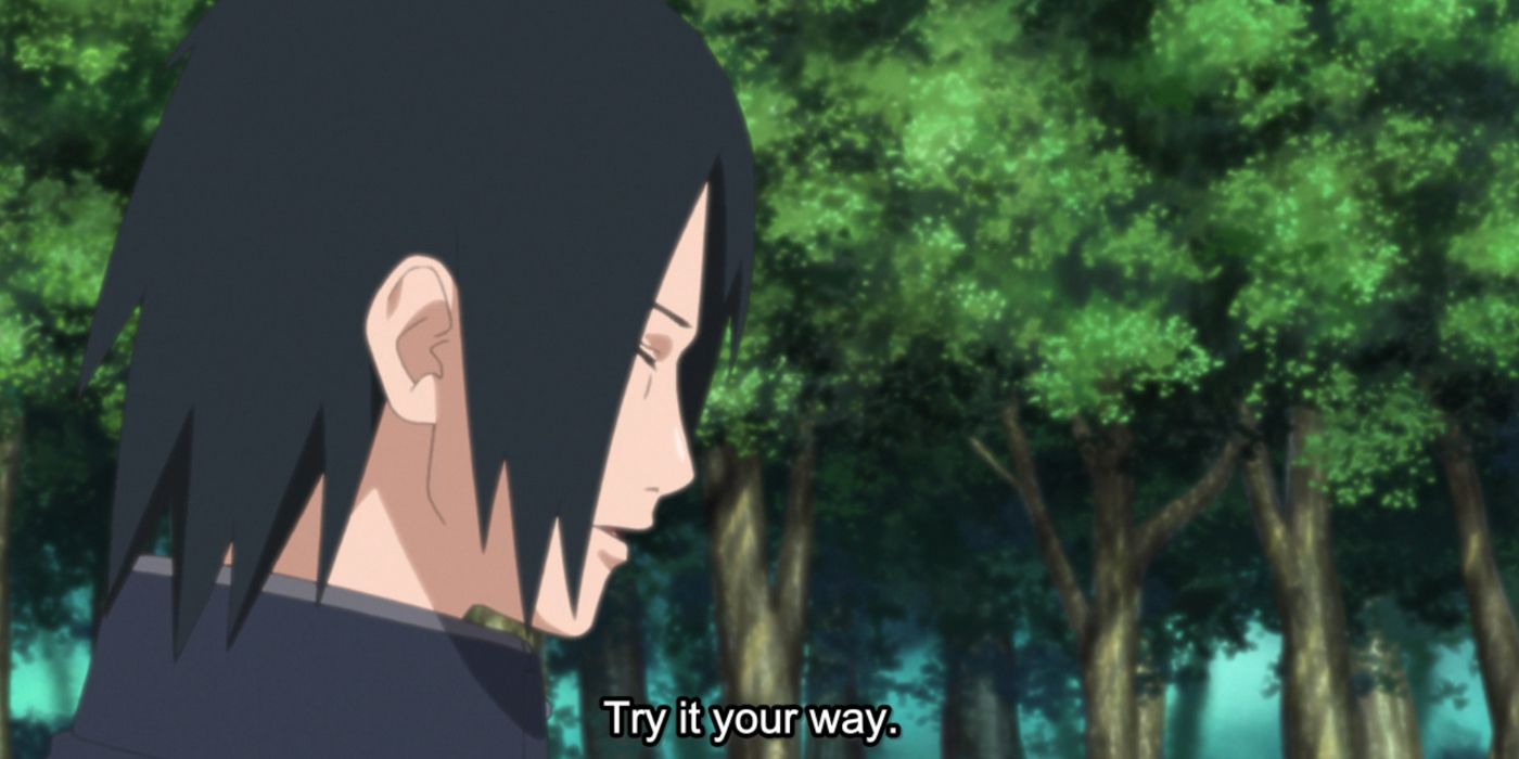 Sasuke lets Sakura train Sarada