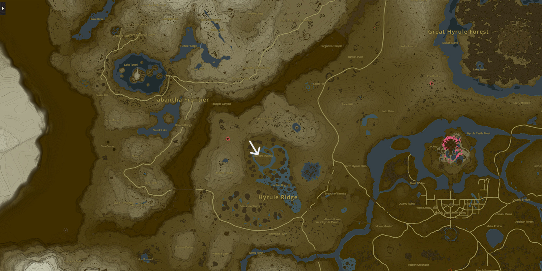 Mask of Awakening Map Location