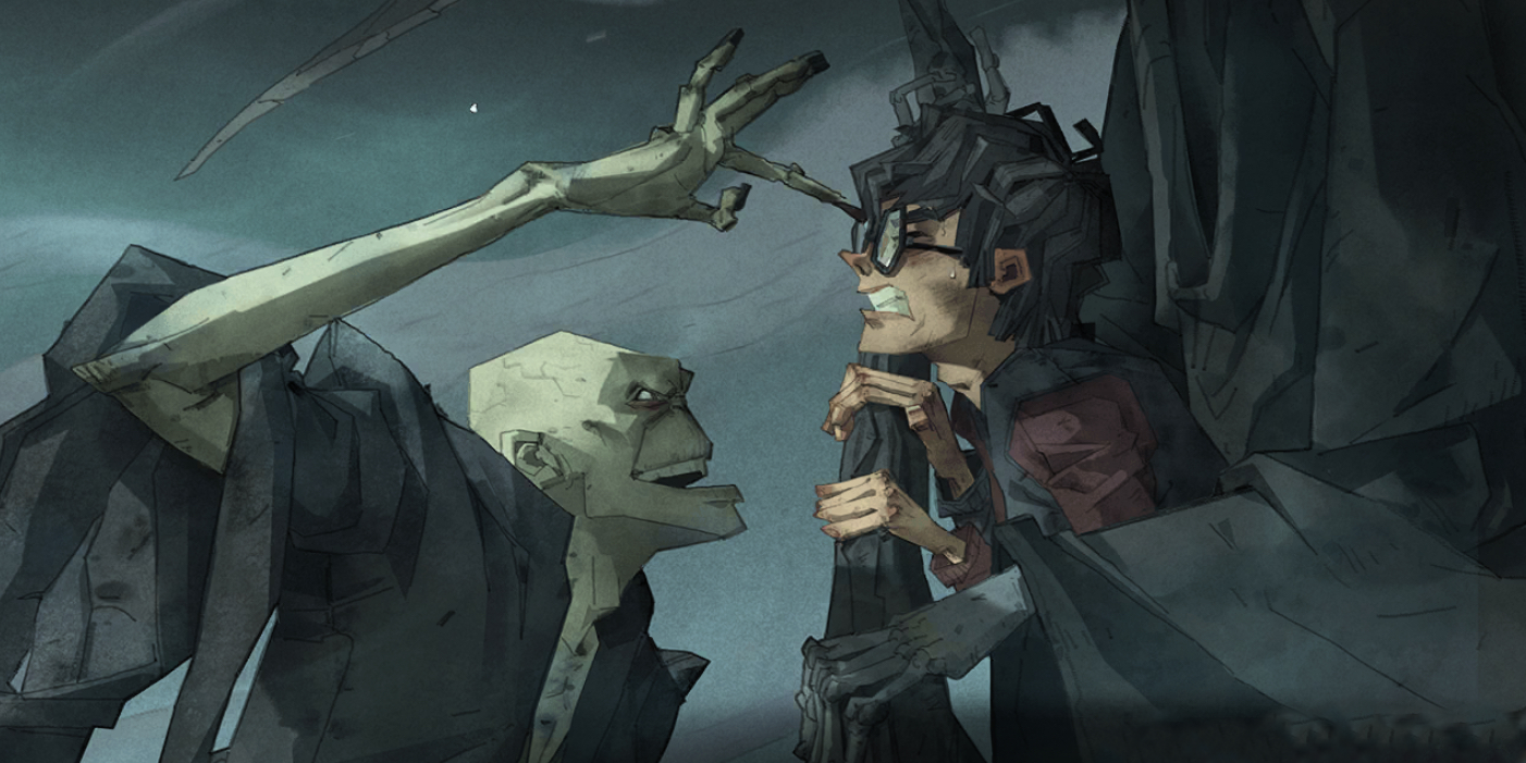 Voldemort and Harry Potter as depicted in Harry Potter Magic Awakened