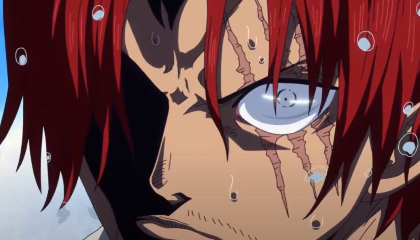 Shanks looks intimidating in One Piece