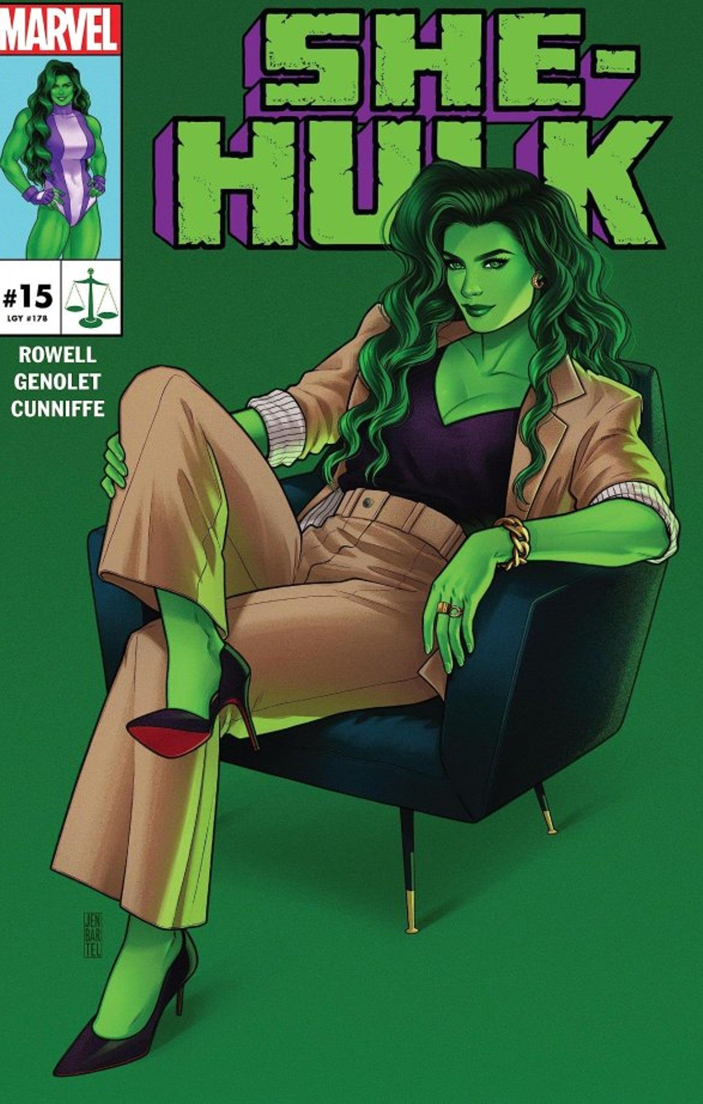 She-Hulk #15 cover art