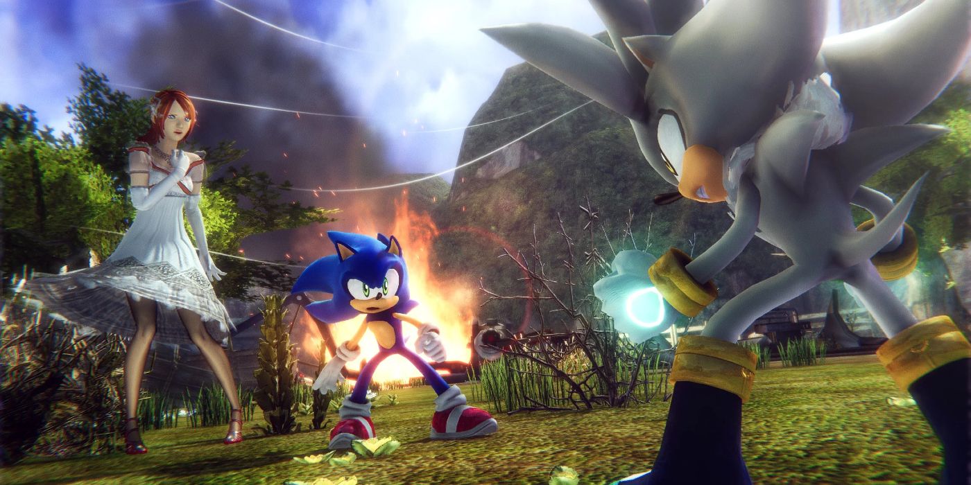 Silver confronta Sonic the Iblis Trigger