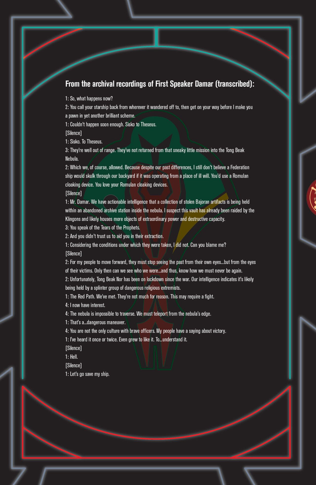 Text page from Star Trek #10.