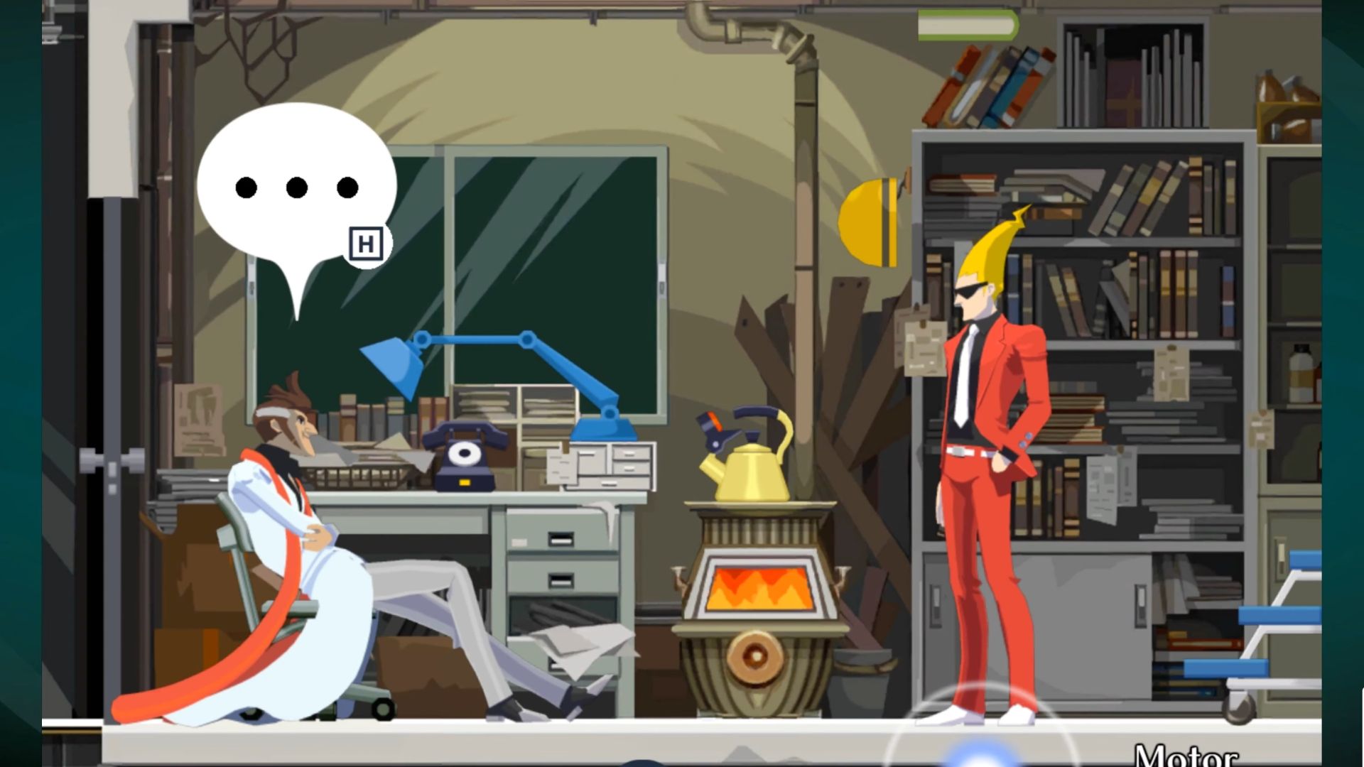 Sissel and the Inspector in Ghost Trick Phantom Detective