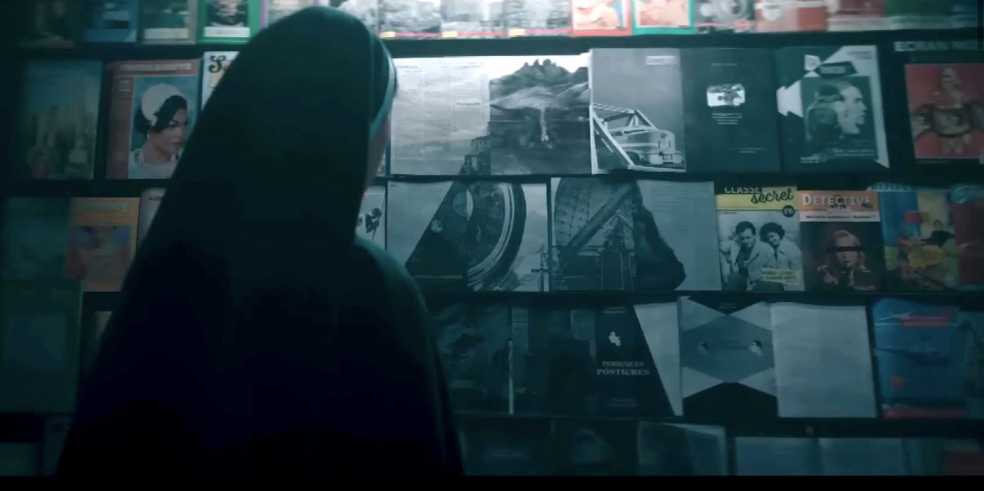 Sister Irene Investigating a Drawing of Valak in The Nun 2