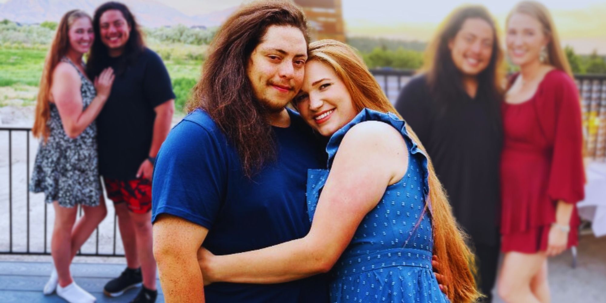 Sister Wives Mykelti Brown & Tony Padron hugging each other 