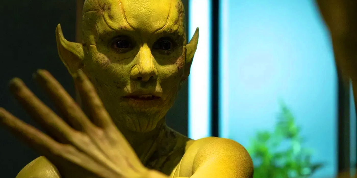 Skrull masquerading as Rhodey in Secret Invasion episode 4