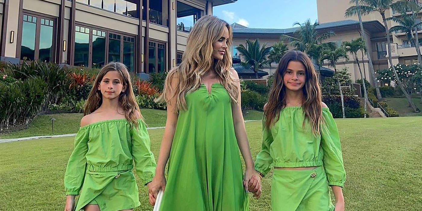 Amanda Stanton from The Bachelor with her kids