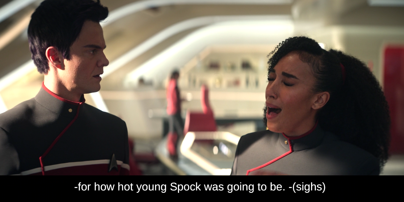 snw hot young spock quote