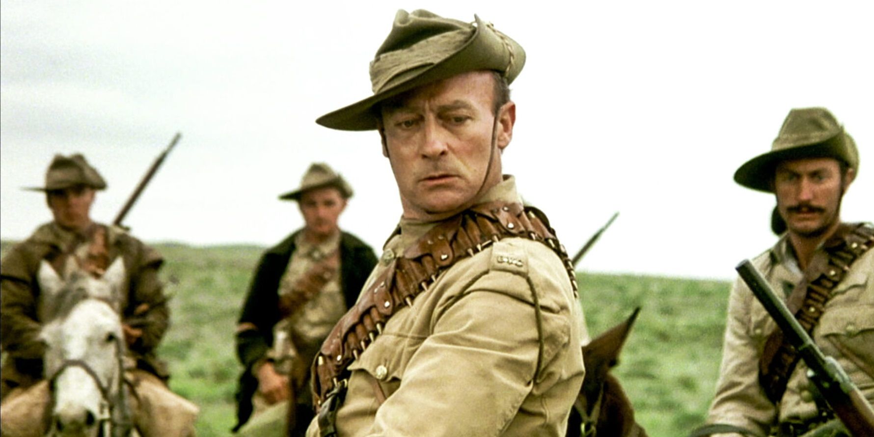 Soldiers on horseback in Breaker Morant.