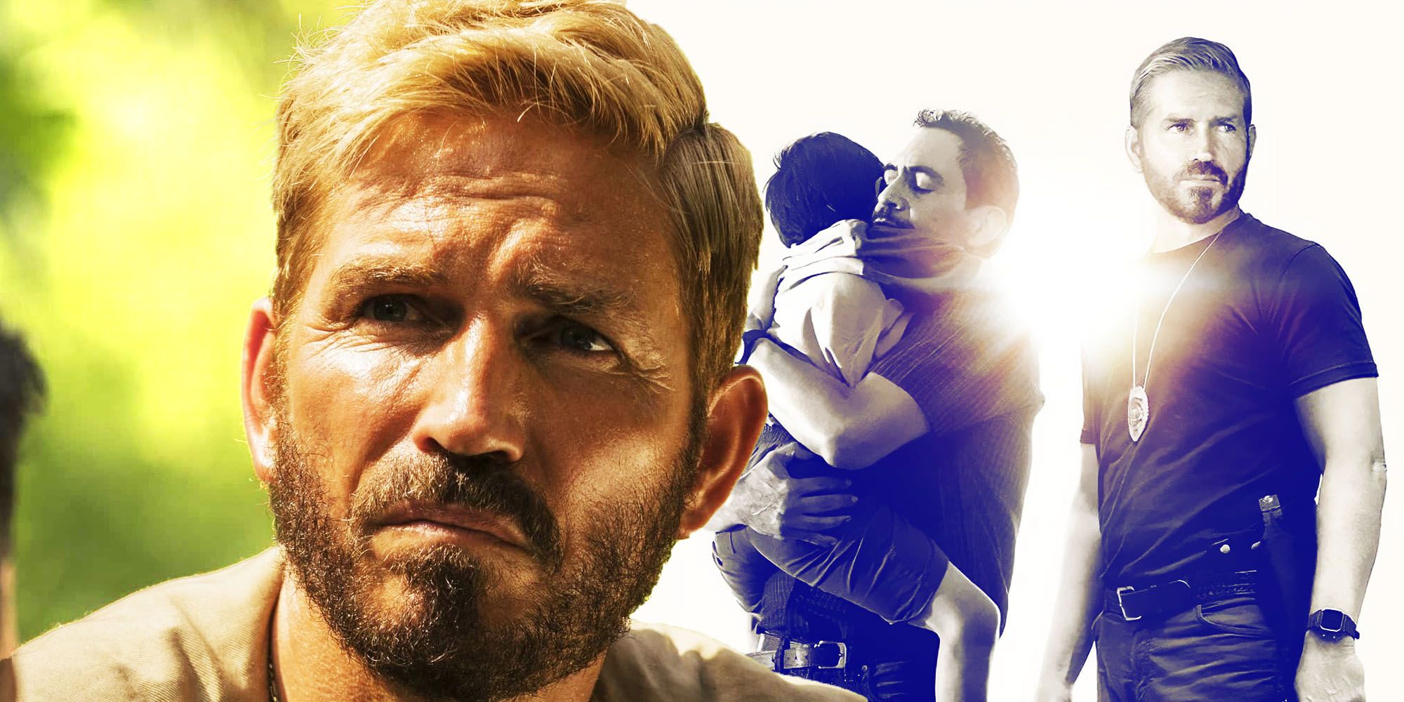 Custom image of Jim Caviezel as Tim Ballard and the poster for Sound of Freedom.