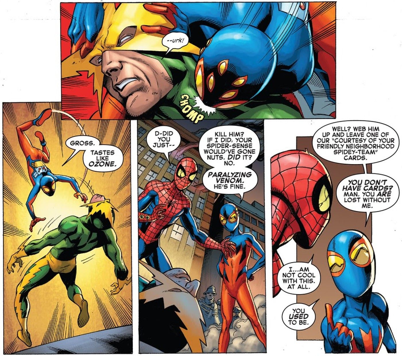 spider-man discovers spider-boy powers