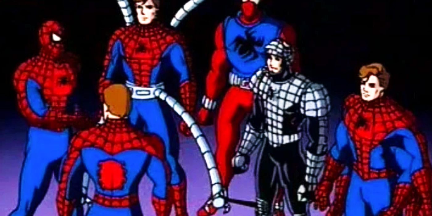 Spider-Man The Animated Series Spider-Man المتغيرات في Spider Wars arc