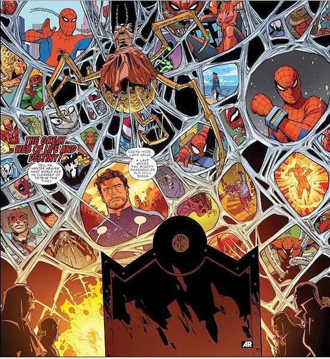 A Teia da Vida e do Destino no Spider-Verse