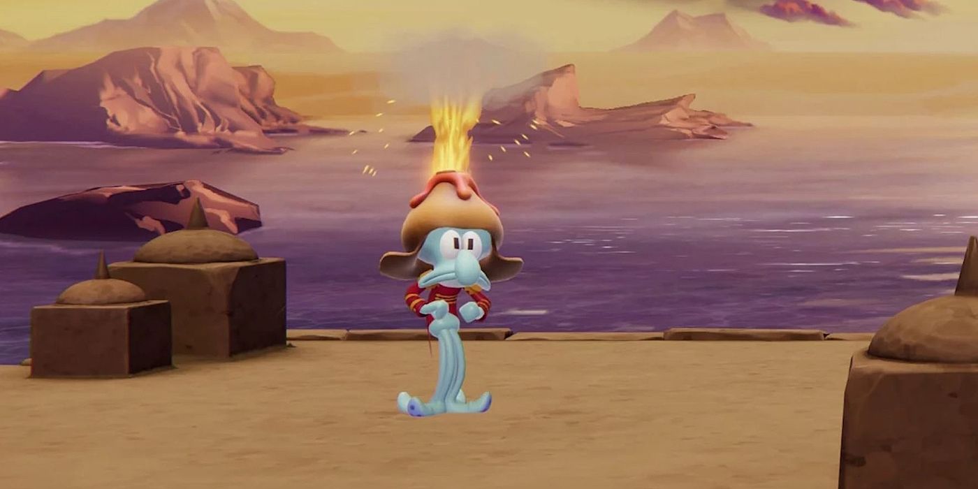 Squidward in Nickelodeon All Star Brawl 2