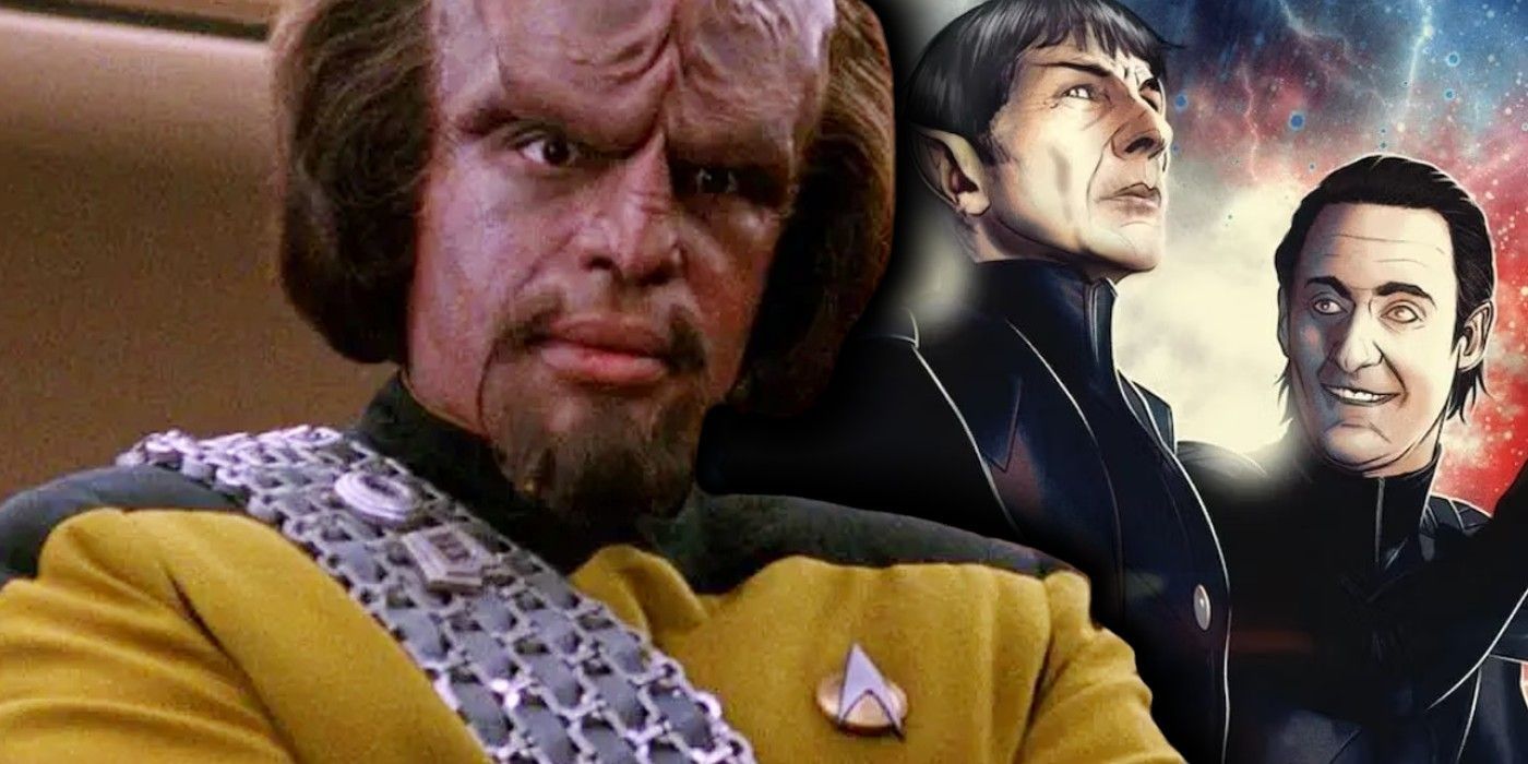 Star Trek: Worf, Spock, and Lore.