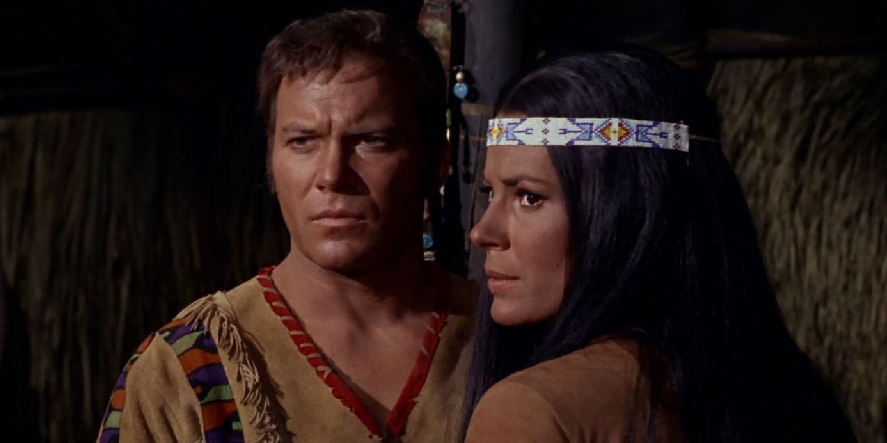 Kirk and Miramanmee in The Paradise Syndrome