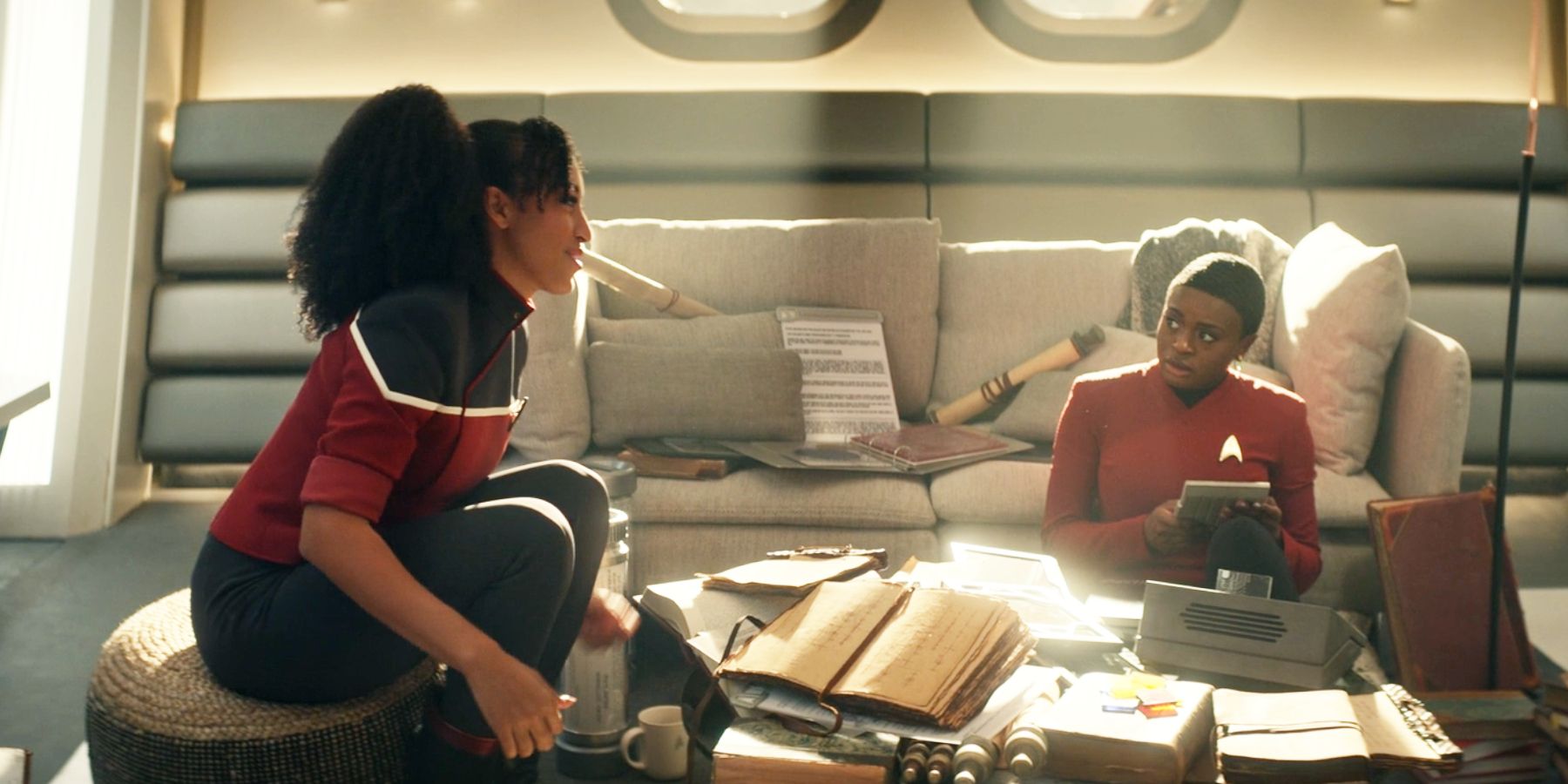 Tawny Newsome and Celia Rose Gooding in Star Trek: Strange New Worlds