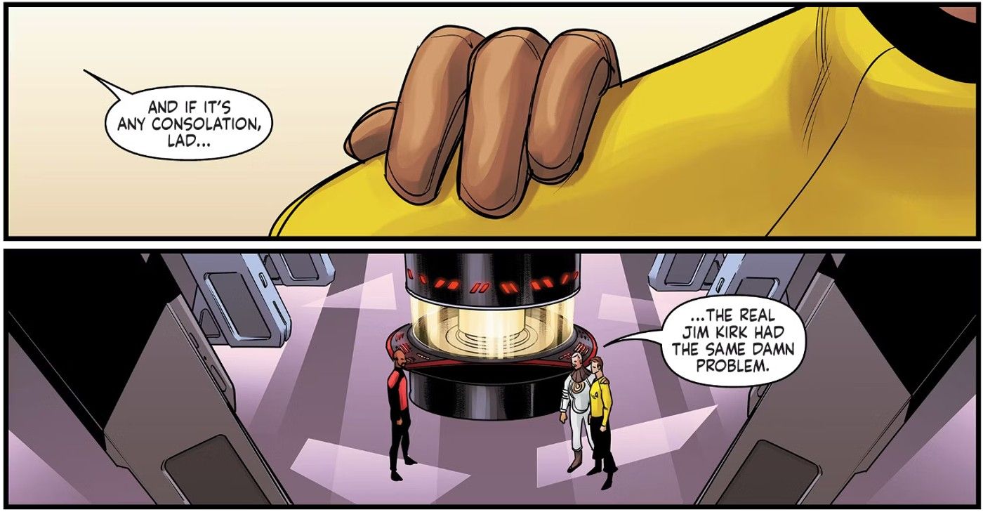 star trek scotty comforts kirk hologram