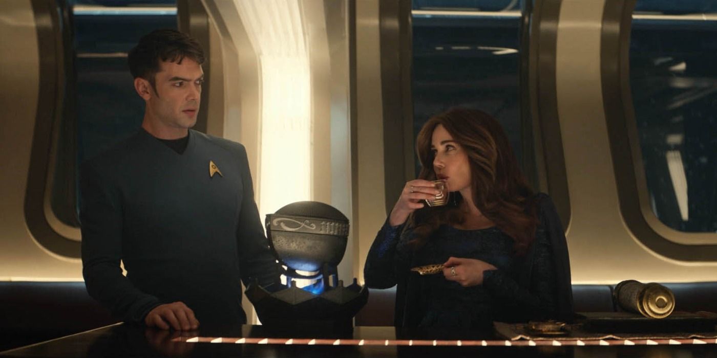 Star Trek Strange New Worlds Charades Spock Amanda