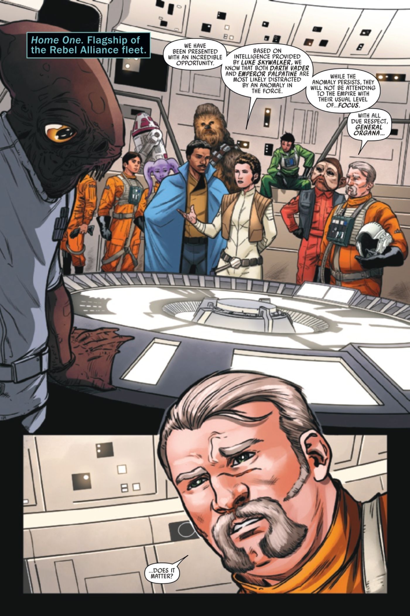 Star Wars #36 Preview Page 1.