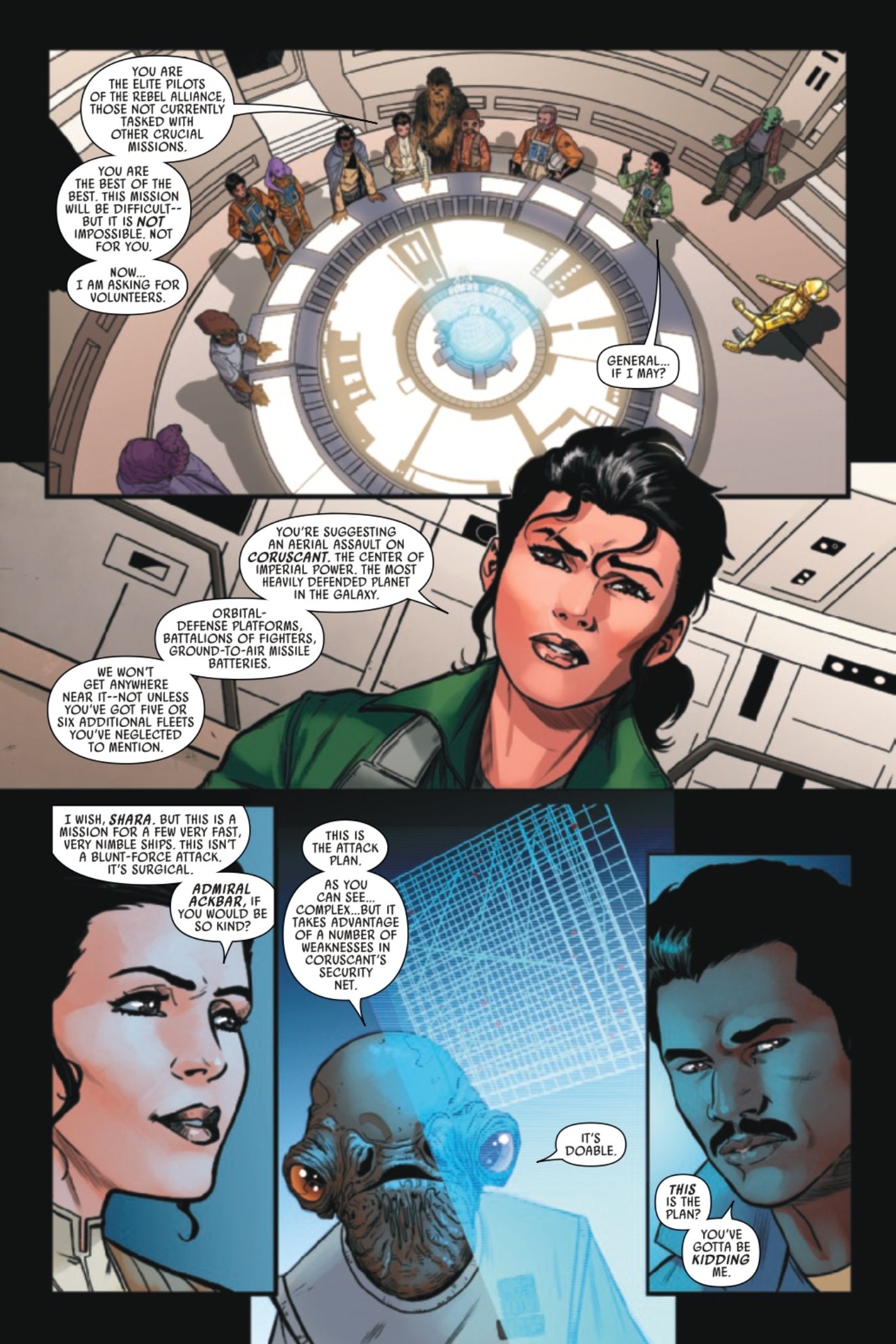 Star Wars #36 Preview Page 3.