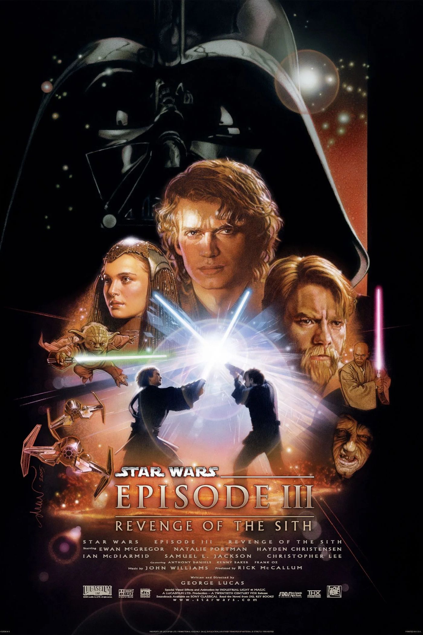Pôster Star Wars Episódio III: A Vingança dos Sith