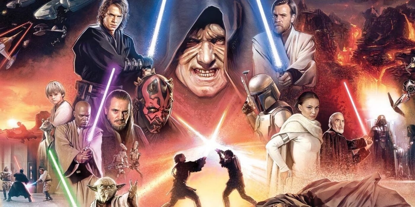 Cartazes da trilogia Prequel de Star Wars