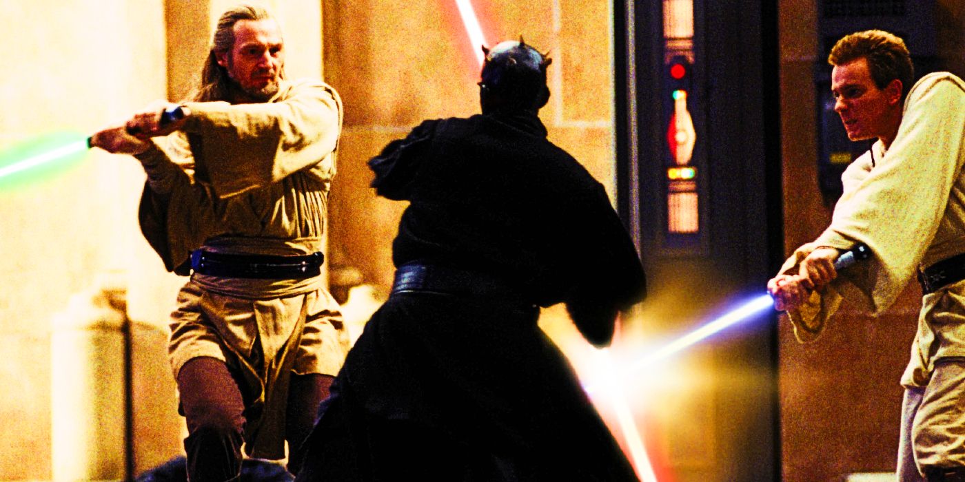 Star Wars The Phantom Menace's Duel of the Fates fight