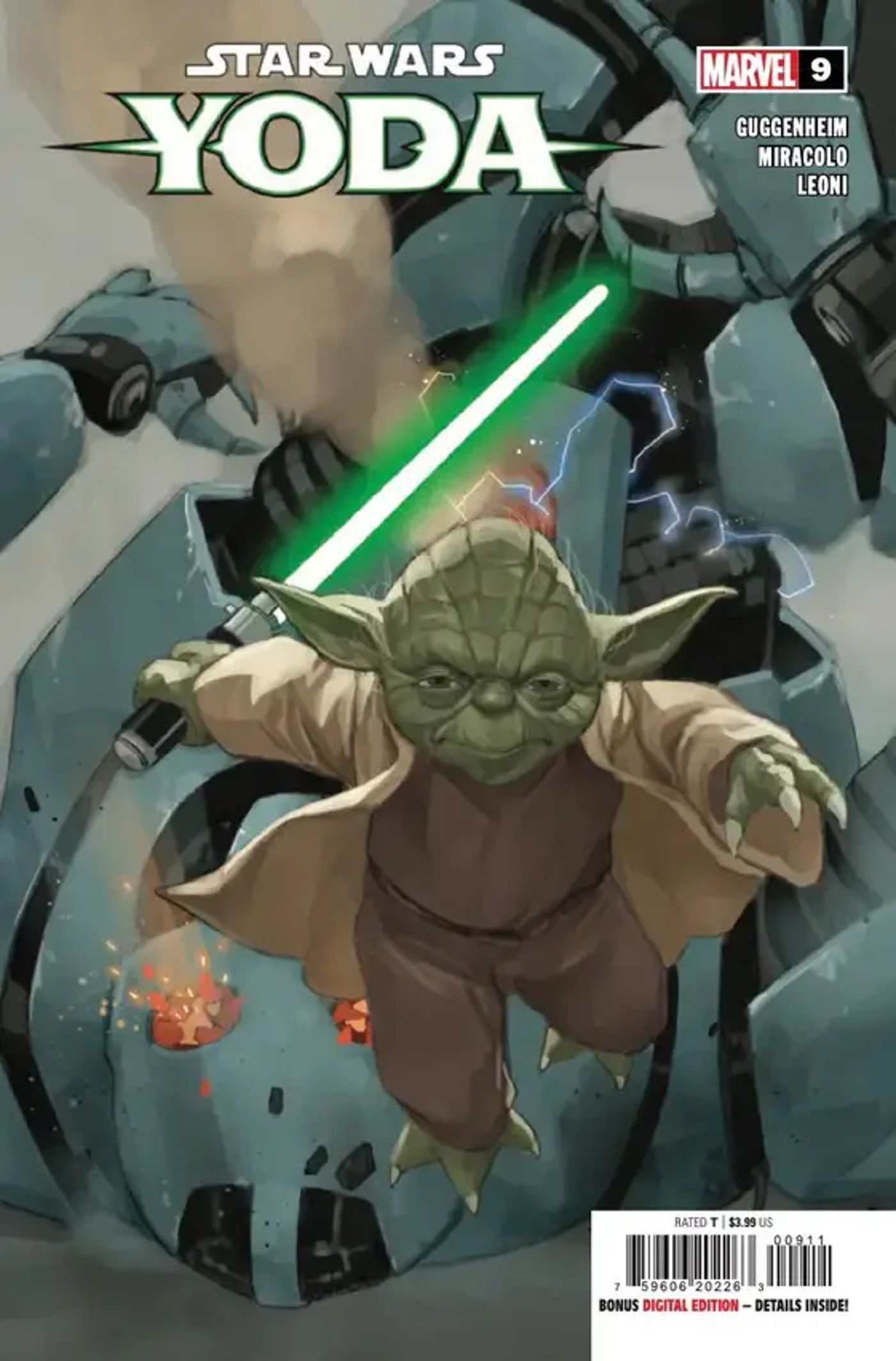 capa prévia de star wars yoda 9