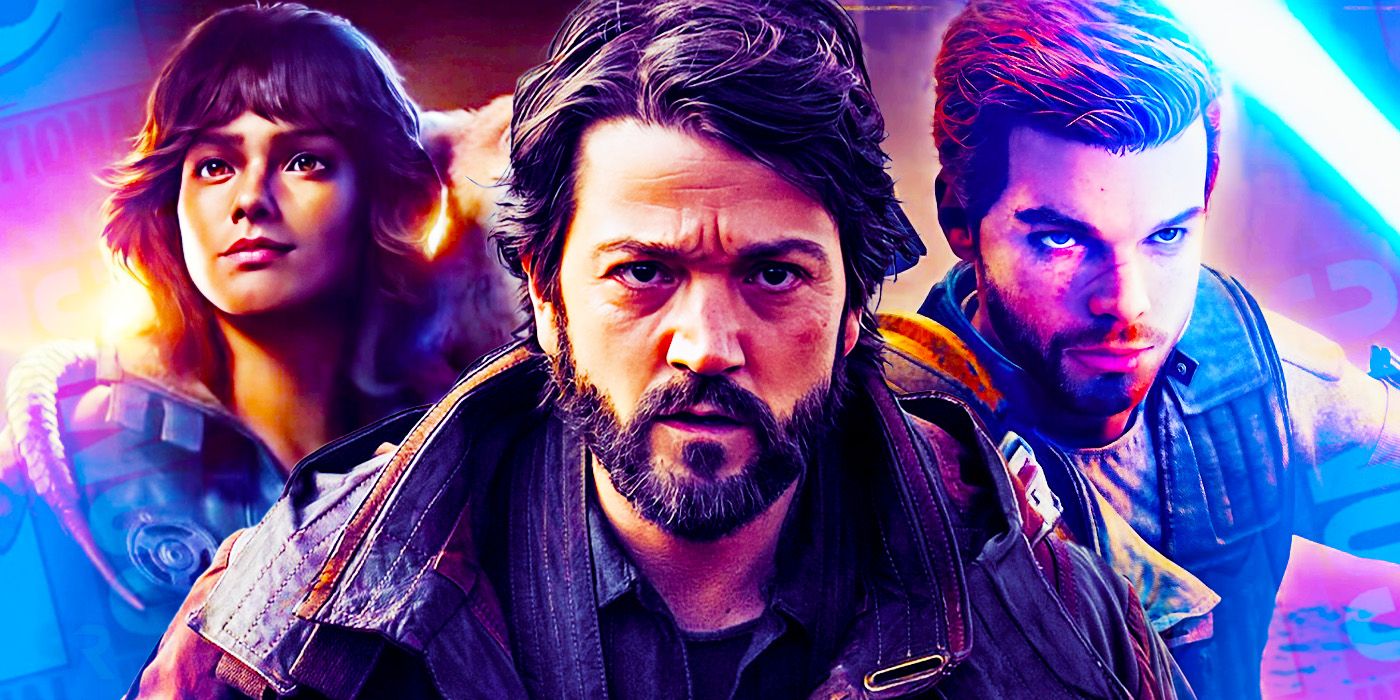 Cassian Andor, Cal Kestis, and Kay Vess.