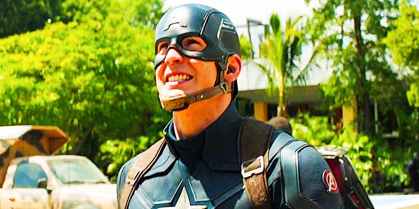 Steve Rogers in the Captain America: Civil War Lagos scene