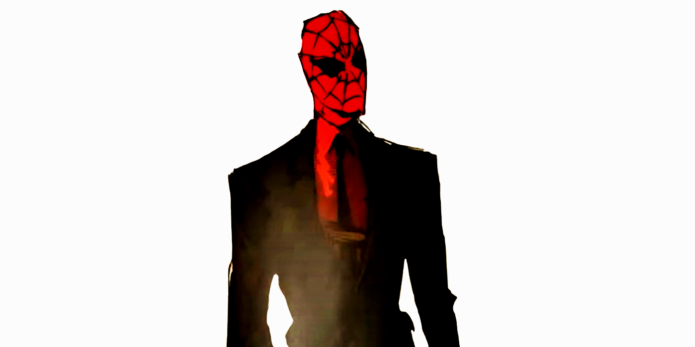 Suited Spider-Man concept art in Spider-Man Across the Spider-Verse