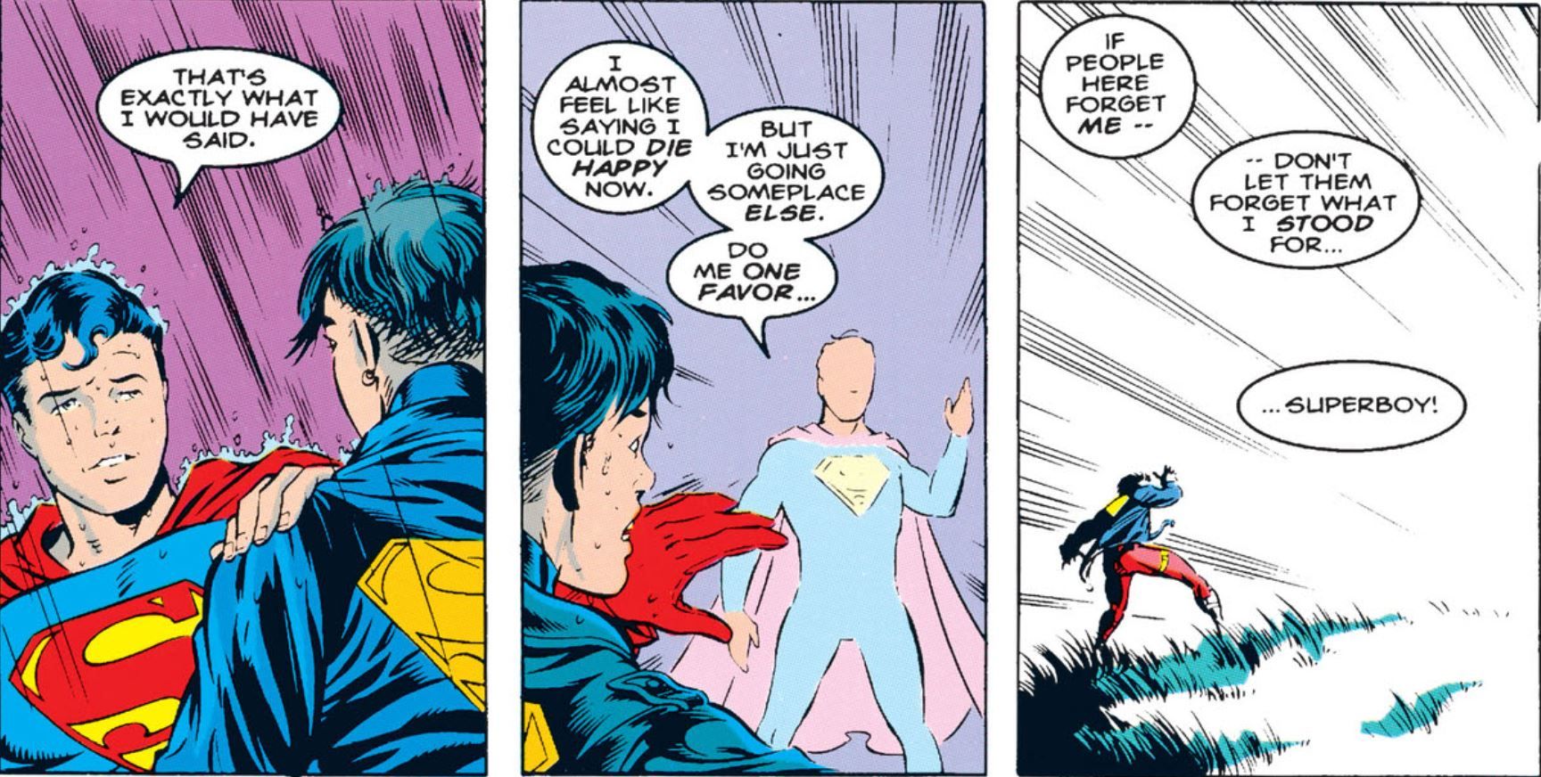 Superboy Clark Accepts Conner DC