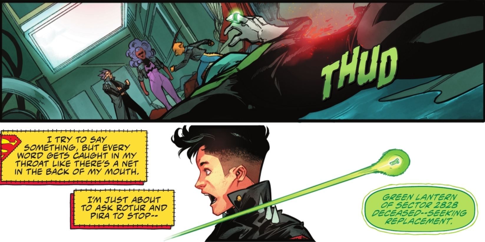 Superboy Witnesses Green Lantern Murder DC
