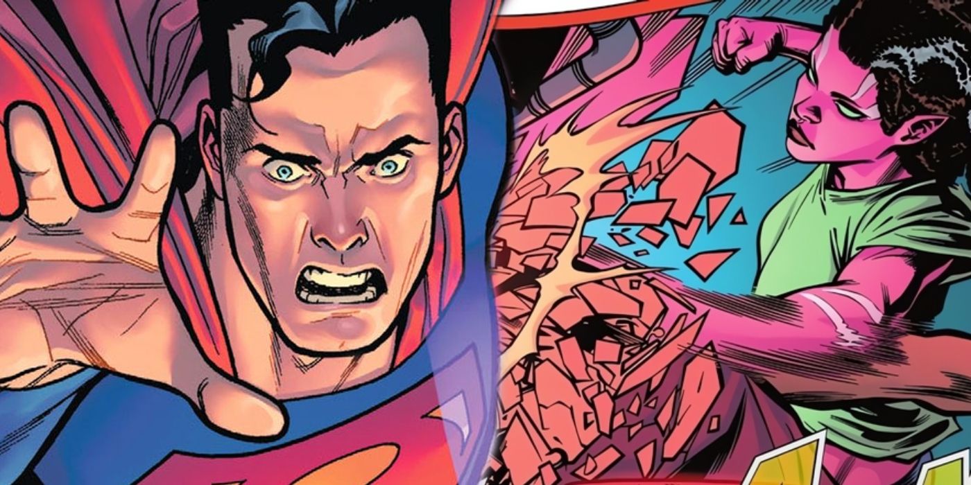 Superman and Hope killing someone.