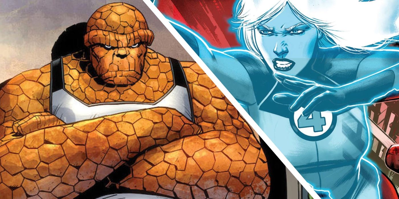 Sue Storm and The Thing are mad at each other