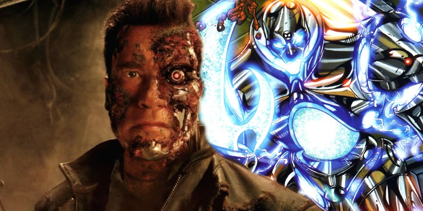 Terminator&rsquo;s T-Infinity and T-800.