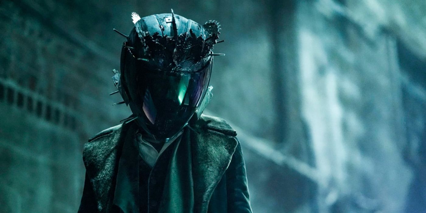 The Croat in a horned helmet in The Walking Dead Dead City