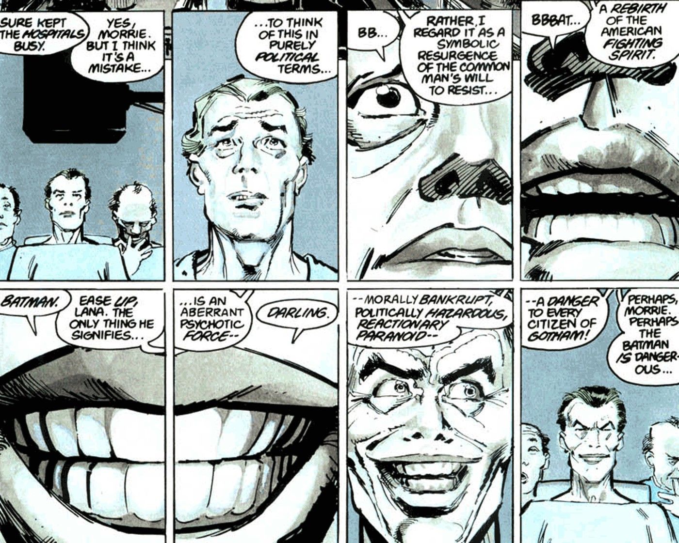 the dark knight returns joker wakes up