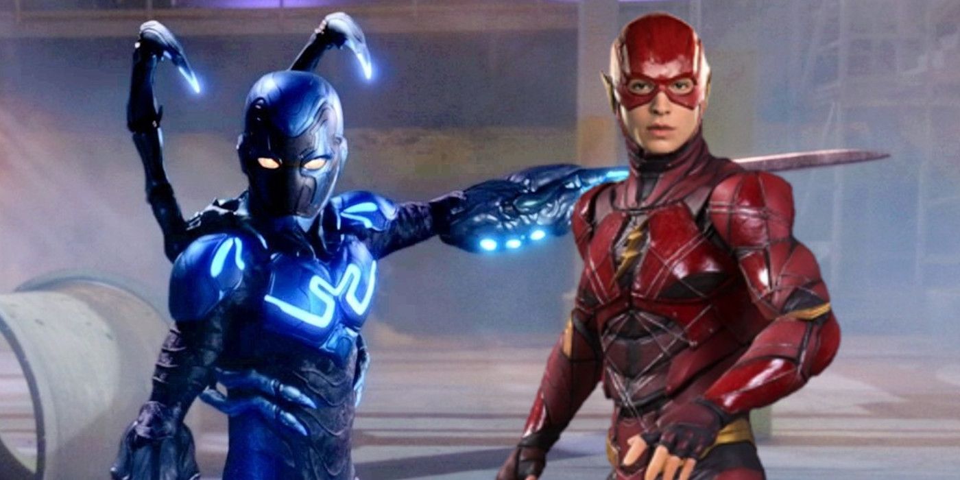 The Flash Blue Beetle cameo