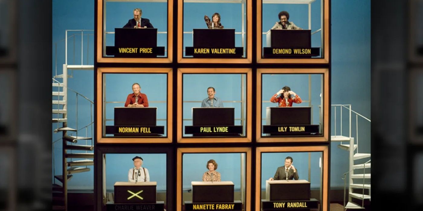 The game board on The Hollywood Squares.