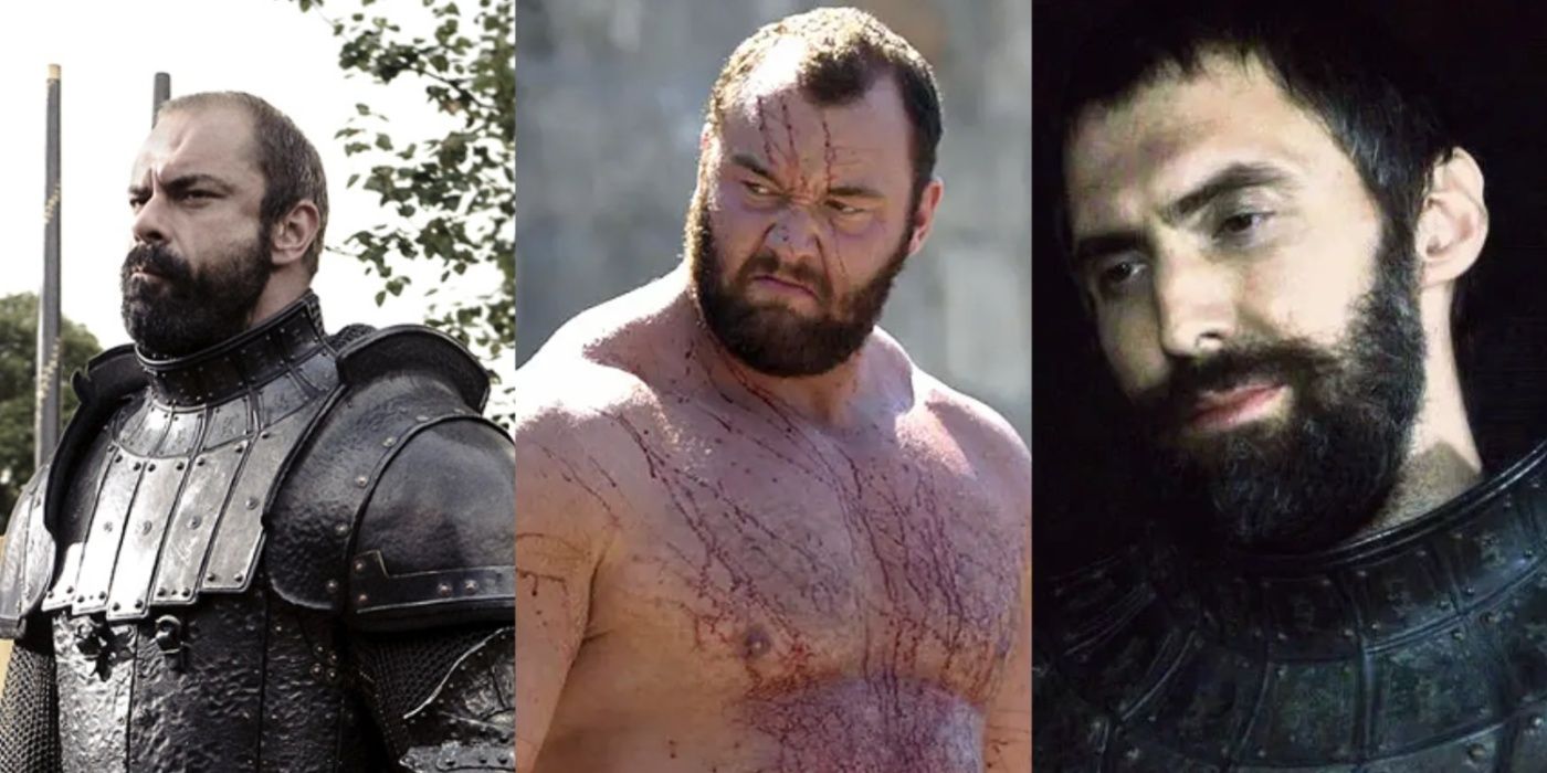 Conan Stevens, Hafthor Bjornsson and Ian Whyte as The Mountain in Game of Thrones