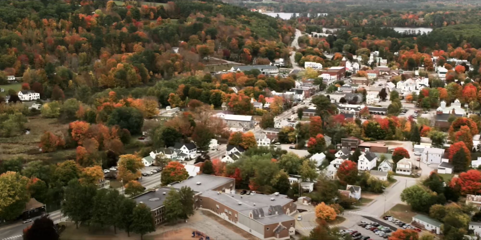 An aerial shot of Georgia in The Outlaws