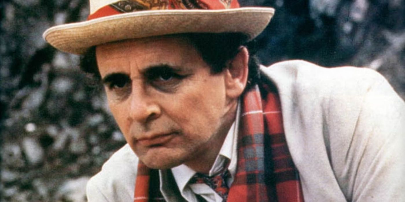 The seventh Doctor wearing a hat