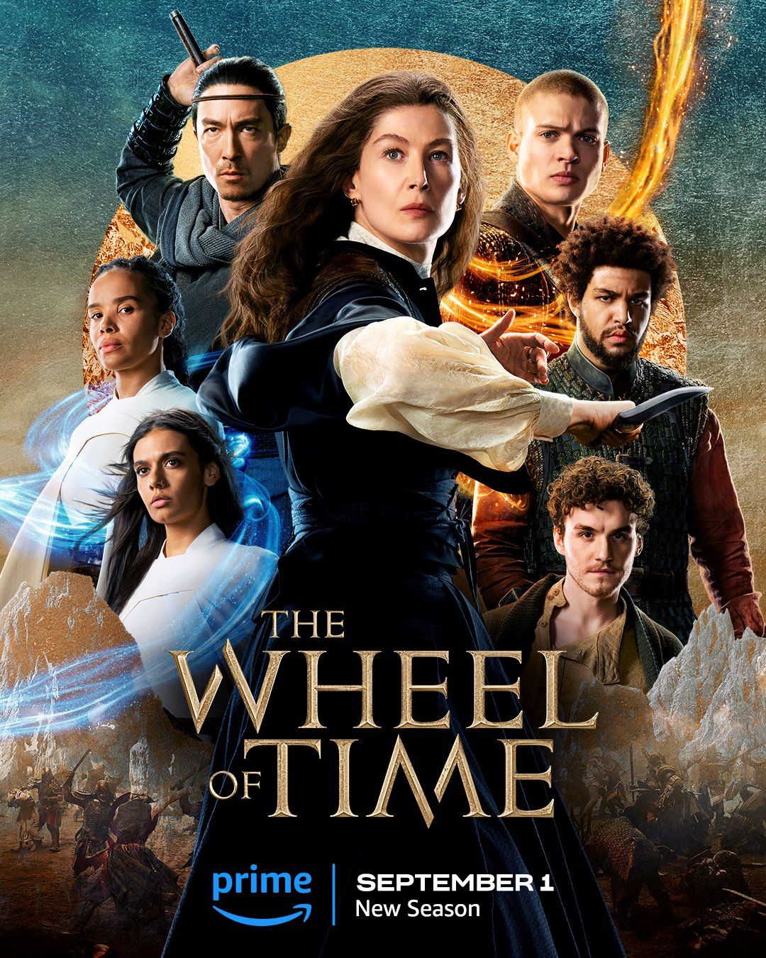 Explosive Wheel of Time Season 2 Poster Unleashes Epic Cast Battle Against the Dark One