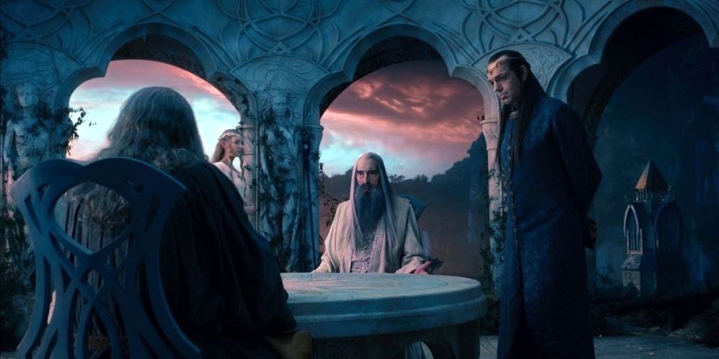 A reunião do Conselho Branco em O Hobbit