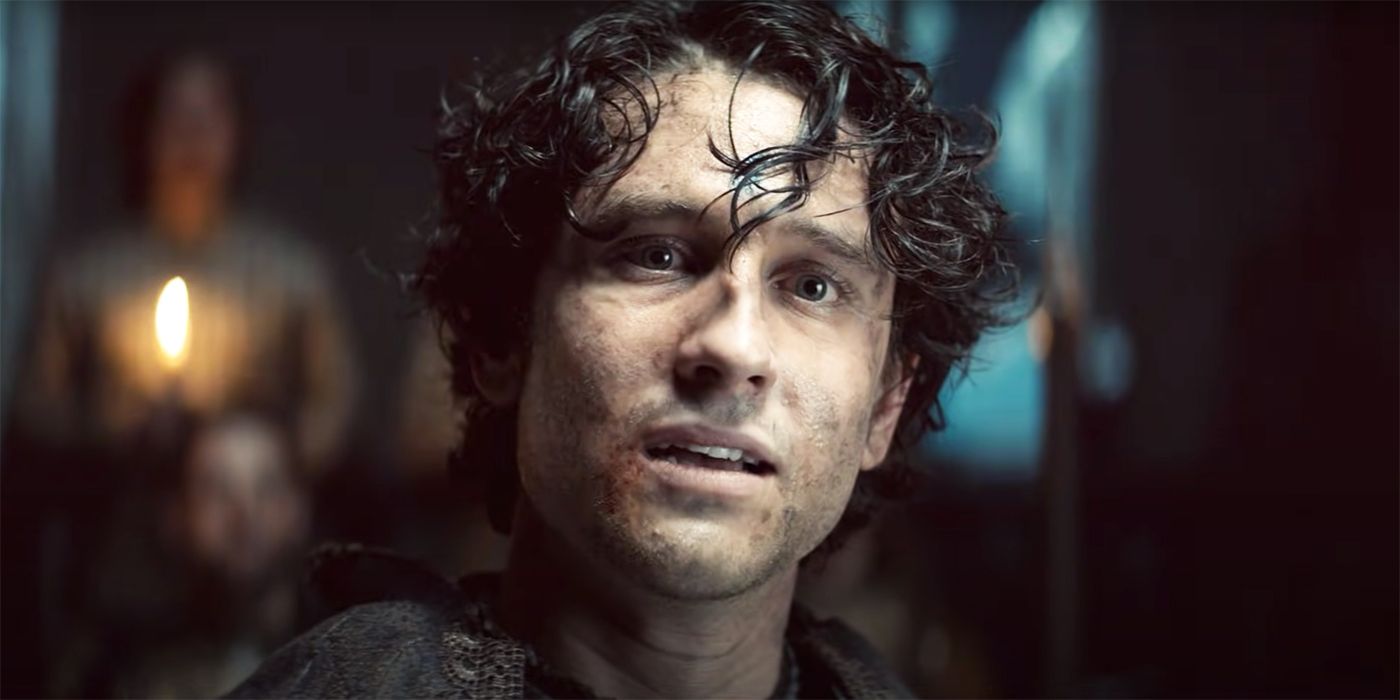 An image of Duny looking dishevelled in The Witcher